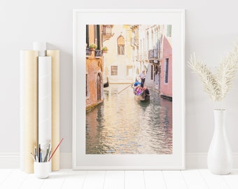 Venice Canals - Venice Photography Print - Venice Wall Art - Venice Poster - Home Decor - Wall Art Print - Venice Canals - Gondola