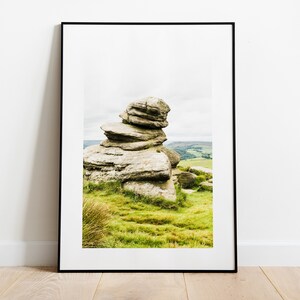 Owler Tor Photography Print - Fine Art Photography Print - Peak District Photography - Peak District Print  - Vintage Homestyle - Gift