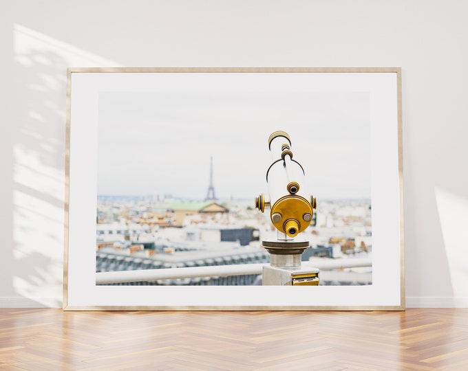 Paris Skyline Landscape Print - Paris Photography Print - Fine Art Photography - Paris Wall Art - Paris - Print - Poster - Paris Art Print