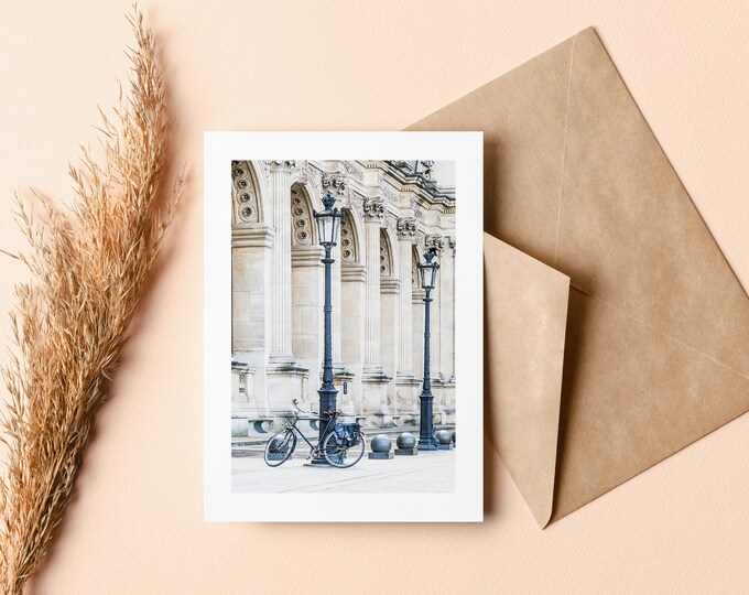 Paris Greeting Card - Greeting Card - Blank Inside - Birthday - Anniversary - Mothers Day - Fathers Day - Holiday - Greetings Card