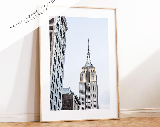 Empire State Building - New York Photography Print - New York Photography - New York Print - Empire State Building Print - Poster - NYC