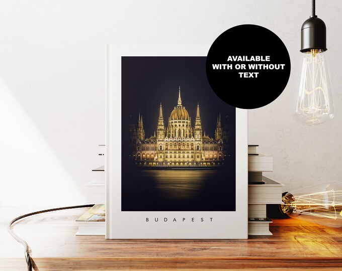 Budapest Notebook - Journal - A5 or A4 - Travel Diary - Hardcover Journal - Ringbound Notebook - Lined - Graph - Plain Paper - Small Gift