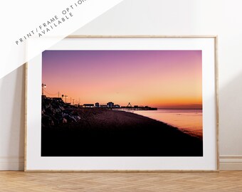 Southsea Sunrise - Photography Print - Portsmouth and Southsea Prints - Wall Art -  Frame and Canvas Options -  Portrait