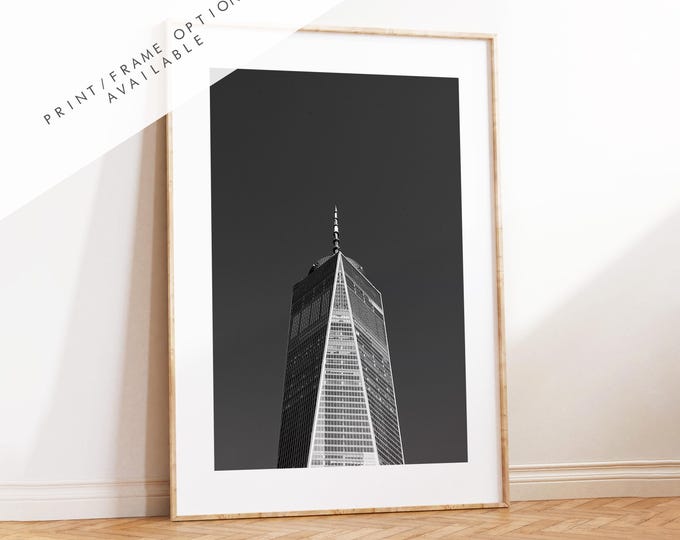 World Trade Center Print - NYC Photography Print - New York City - Prints or Framed Prints available - Black and White Photography
