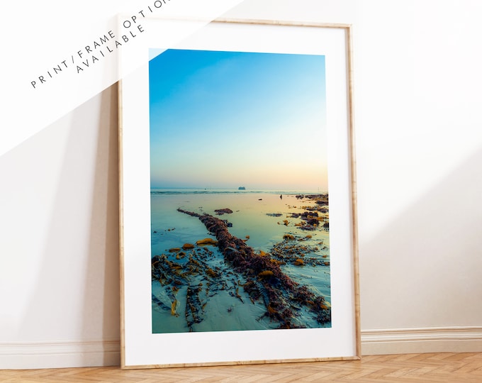 Southsea Beach - Photography Print - Portsmouth and Southsea Prints - Wall Art -  Frame and Canvas Options - Portrait