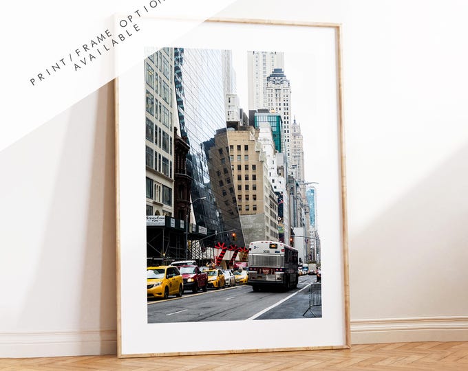 Manhattan Print - New York Print - Fine Art Photography Print - New York Photography - New York Print  - City Photography - Reflections