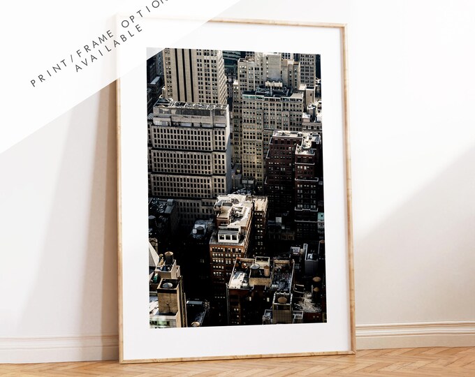 Manhattan Print - New York City Photography Print - New York Buildings - New York Apartments - Poster - Print - Artwork - Abstract