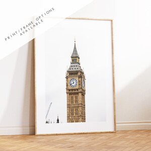 Big Ben - Stampa fotografica di Londra - Poster di Londra - Stampa di Londra - Stampe o stampe incorniciate
