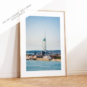 Spinnaker Tower - Photography Print - Portsmouth and Southsea Prints - Wall Art -  Frame and Canvas Options - Portrait