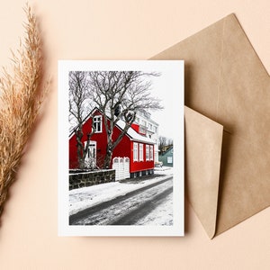 Biglietto di auguri di Natale - Biglietto di auguri di Natale - Biglietto di auguri - Vuoto all'interno - Festività - Natale - Natura - Neve - Natale - Regalo
