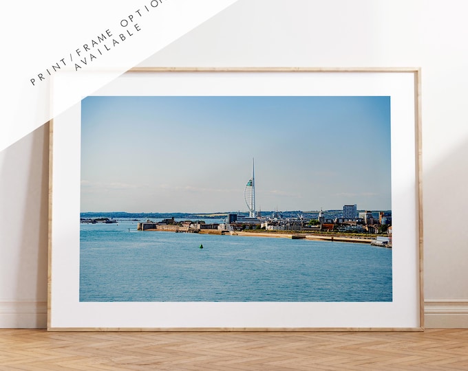 Spinnaker Tower - Photography Print - Portsmouth and Southsea Prints - Wall Art -  Frame and Canvas Options - Landscape