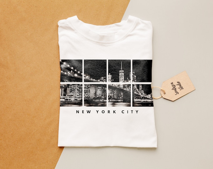 New York T Shirt - Mens or Womens Fits Available - Classic or Premium Crewneck - TShirt - T-shirt - Tee - Gift - Unisex - Made to Order