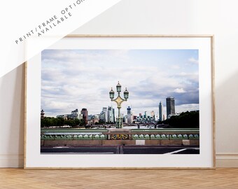 Landscape London Print - London Photography Print - Fine Art Photography - London Print - Poster - Wall Art - Westminster Bridge - London