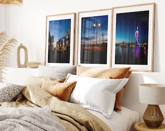 Portsmouth Print Set x3 - Photography Print Set - Portsmouth - Southsea - Old Portsmouth - Spice Island - Spinnaker Tower - Seafront