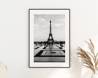 Eiffel Tower - Paris Photography Print - Fine Art Photography - Paris Wall Art - Paris - Print - Poster - Black and White Photography Print