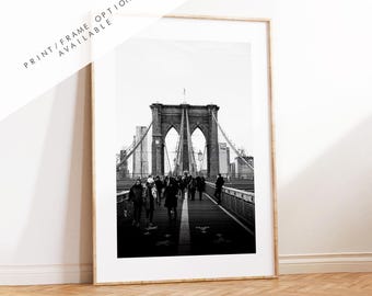 Brooklyn Bridge - New York - Fine Art Photography Print - New York Photography - Travel - Black and White - New York Print  - NYC