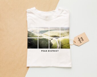 Peak District Tshirt - Mens or Womens Fits Available - Classic or Premium Crewneck - T Shirt - T-shirt - Tee - Gift - Unisex - Made to Order