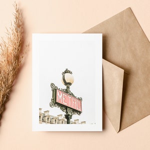 Paris Greeting Card - Greeting Card - Blank Inside - Birthday - Anniversary - Mothers Day - Fathers Day - Holiday - Greetings Card