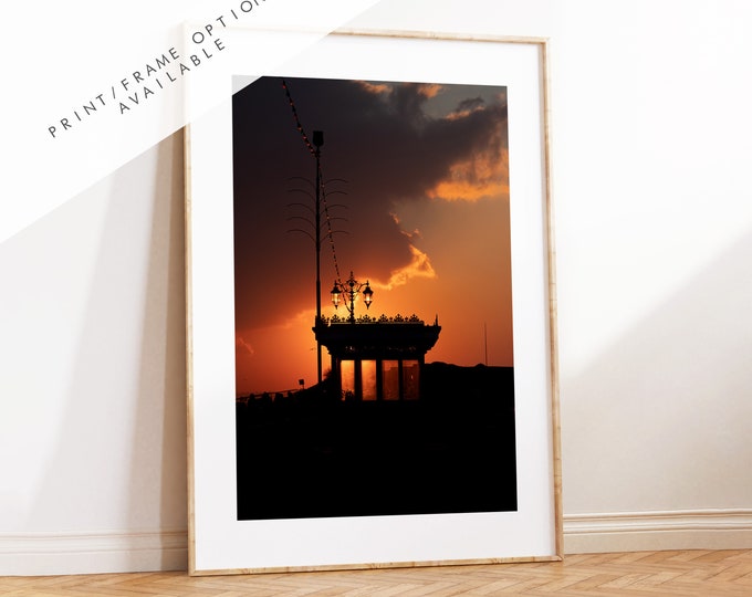 Southsea Sunsets - Photography Print - Portsmouth and Southsea Prints - Wall Art -  Frame and Canvas Options - Portrait