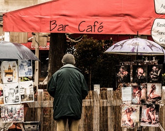 Paris Market Photography - Paris Photography - Wall Art Print - Paris Decor - Architecture - Fine Art Photography - Art Market - 0094