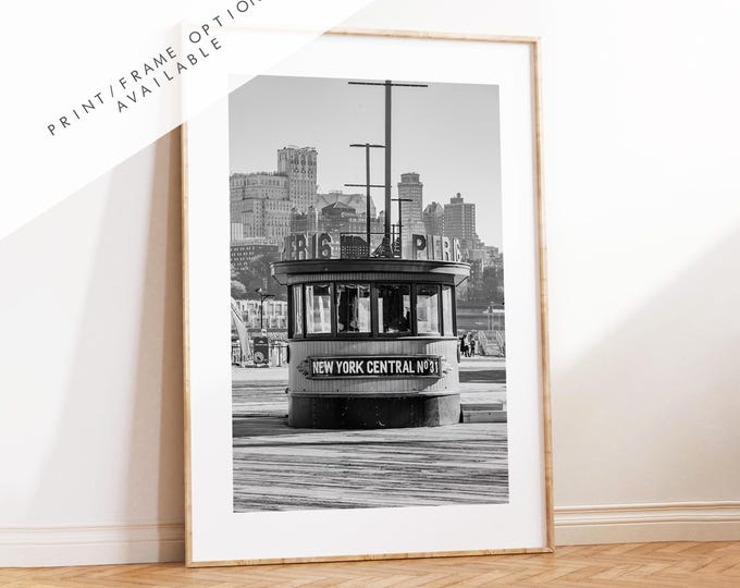 New York Pier Print - New York Print - Fine Art Photography Print - New York Photography -New York Poster  - Metro - Subway - Travel - NYC