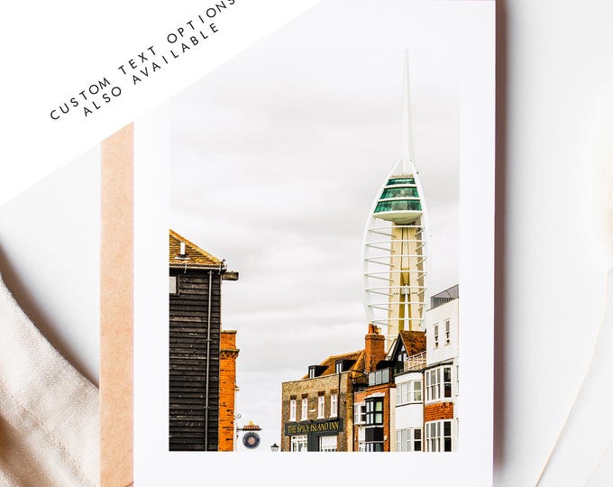 Portsmouth Greeting Card - Portsmouth and Southsea Photography Greeting Cards - Envelope Included - Birthday - Wedding - Anniversary