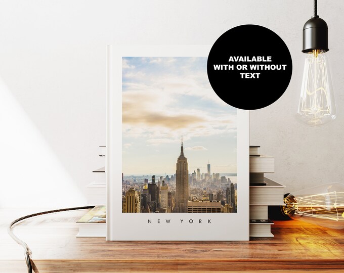 New York Notebook - Journal - A5 or A4 - Travel Diary - Hardcover Journal - Ringbound Notebook - Lined - Graph - Plain Paper - Small Gift