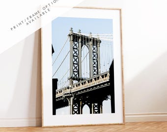 Manhattan Bridge - New York Photography Print - DUMBO - Brooklyn - Brooklyn Print - NYC - New York City Artwork - New York City Print