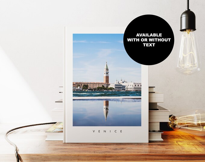 Venice Notebook - Journal - A5 or A4 - Travel Diary - Hardcover Journal - Ringbound Notebook - Lined - Graph - Plain Paper - Small Gift