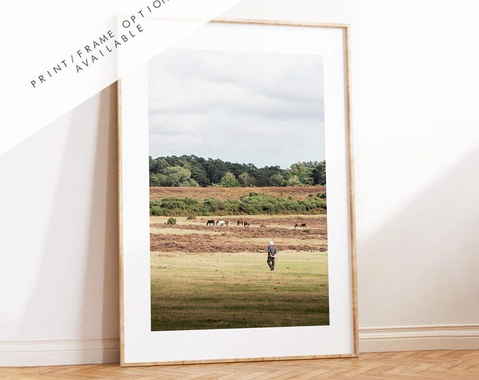 New Forest Photography Print - Hampshire Photography Prints - Wall Art -  Frame and Canvas Options - Portrait  - UK