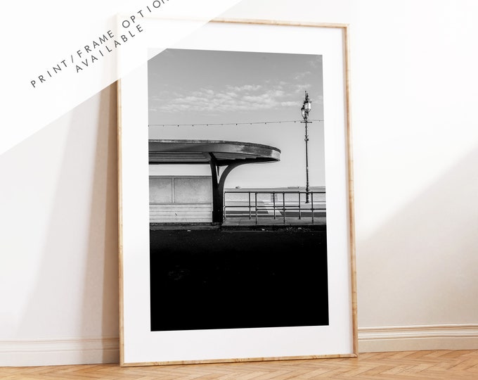 Southsea Skatepark - Photography Print - Portsmouth and Southsea Prints - Wall Art -  Frame and Canvas Options - Portrait - BW