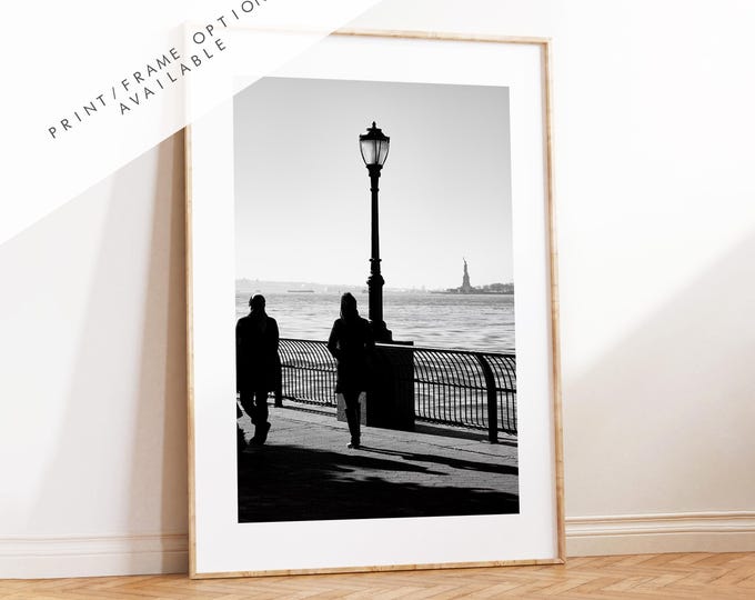 Statue of Liberty Print - NYC Photography Print - New York City - Prints or Framed Prints available - Black and White Photography