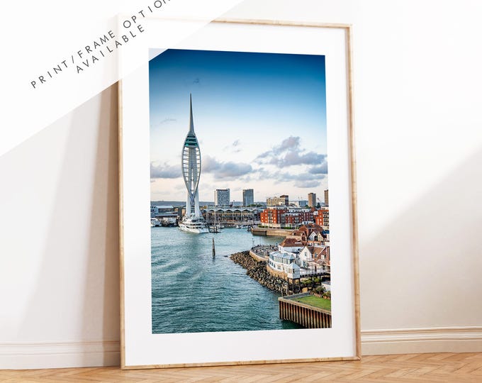 Portsmouth Print -  Photography Print - Portsmouth and Southsea Prints - Wall Art -  Frame and Canvas Options - Portrait