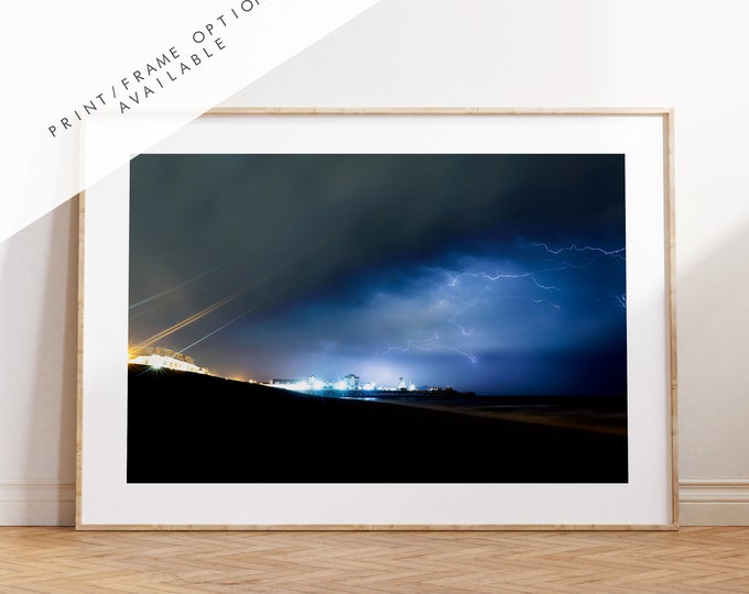 Southsea Storms - Photography Print - Portsmouth and Southsea Prints - Wall Art -  Frame and Canvas Options - Landscape