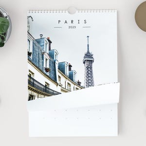 Paris 2025 Wall Calendar - A3 or A4 Wall Calendar - Paris - France - Gift - Calendar - Photography Calendar - Paris Calendar
