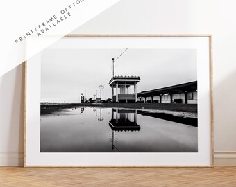 Southsea Shelters - Photography Print - Portsmouth and Southsea Prints - Wall Art -  Frame and Canvas Options - Landscape - BW