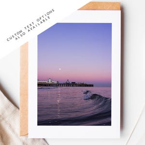 Tarjeta de felicitación de South Parade Pier - Tarjetas de felicitación de Portsmouth and Southsea Photography - Sobre incluido - Cumpleaños - Boda - Aniversario