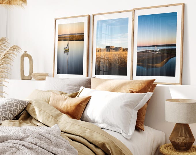 Hurst Point Print Set x3 - Prints or Framed Prints - Print Set of Three - Photography Prints - Hampshire Photography