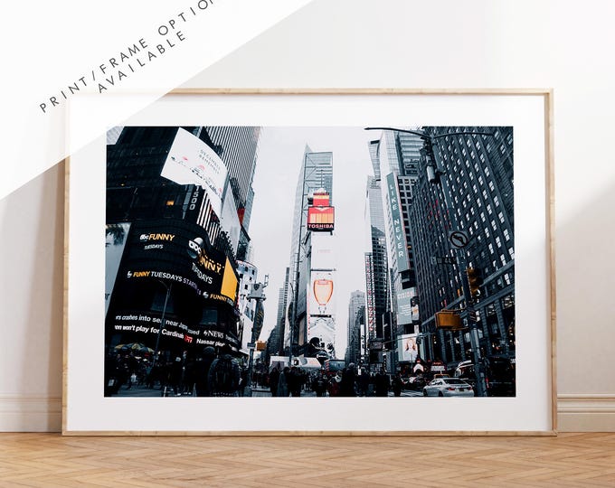 Time Square Print - NYC Photography Print - New York City - Prints or Framed Prints available - New York City Wall Art - Landscape