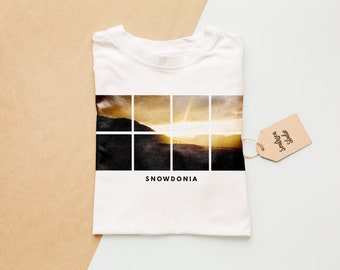 Snowdonia Tshirt - Mens or Womens Fits Available - Classic or Premium Crewneck - T Shirt - T-shirt - Tee - Gift - Unisex - Made to Order