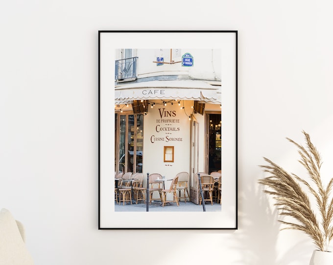 Paris Cafe Print - Paris Photography Print - Fine Art Photography - Paris Wall Art - Paris - Print - Poster - Paris Art Print - Paris Cafes