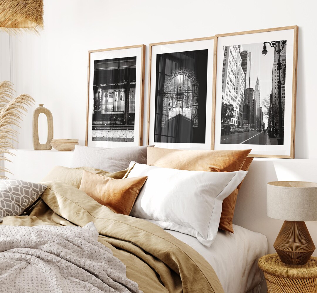 New York City Black and White Print Set - Print Set of Three ...