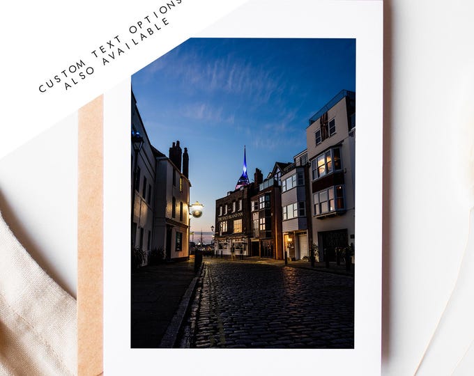 Old Portsmouth Greeting Card - Portsmouth and Southsea Photography Greeting Cards - Envelope Included - Birthday - Wedding - Anniversary