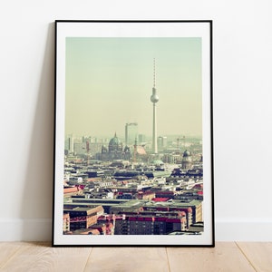 Berlin Print - TV Tower  - Berlin Photography Print - Wall Art - Modern - Berlin Print - Berlin Skyline - Fine Art Photography Print - Gift