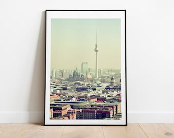 Berlin Print - TV Tower  - Berlin Photography Print - Wall Art - Modern - Berlin Print - Berlin Skyline - Fine Art Photography Print - Gift