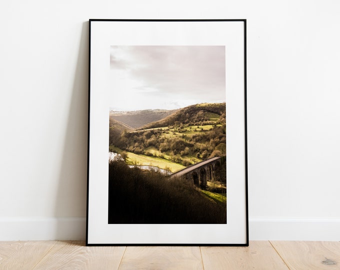 Monsal Trail Photography Print - Fine Art Photography Print - Peak District Photography - Peak District Print  - Vintage Homestyle - Gift