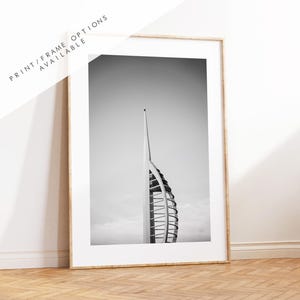 Spinnaker Tower - Photography Print - Portsmouth and Southsea Prints - Wall Art -  Frame and Canvas Options - Portrait - BW