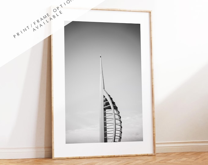 Spinnaker Tower - Photography Print - Portsmouth and Southsea Prints - Wall Art -  Frame and Canvas Options - Portrait - BW