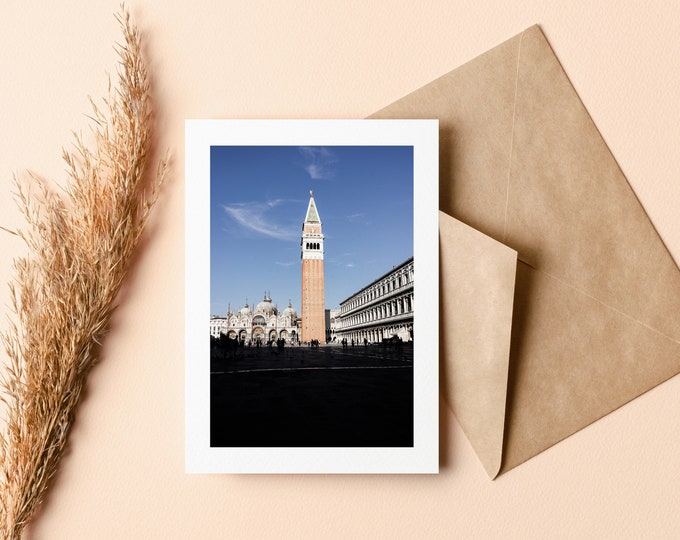 Venice Greeting Card - Greeting Card - Blank Inside - Birthday - Anniversary - Mothers Day - Fathers Day - Holiday - Greetings Card