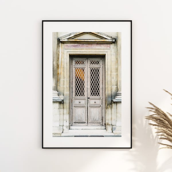 Vintage Door - Paris Photography Print - Fine Art Photography - Paris Wall Art - Paris - Print - Poster - Paris Art Print - Paris Door Print